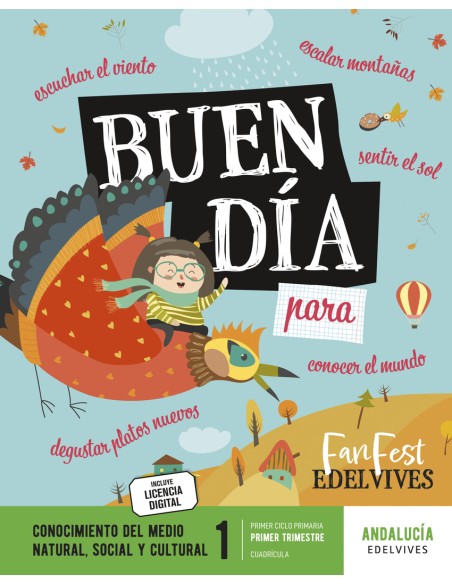 CONOCIMIENTO DEL MEDIO 1ºPRIMARIA CUADRICULA TRIMESTRAL FANFEST ANDALUCIA 2023